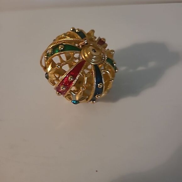 Enamel and Rhinestone Ornament - Picture 2 of 4